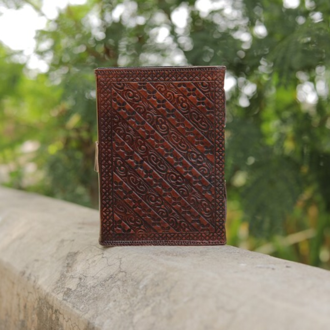 Tree Of Life Embossed Leather Journal