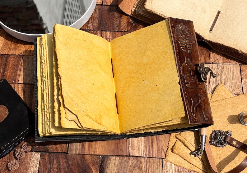 Ancient Egyptian Vintage Leather Journal