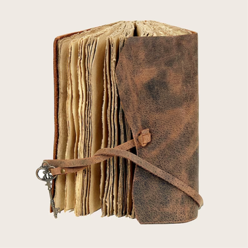 Classic Key-Bound Genuine Leather Journal